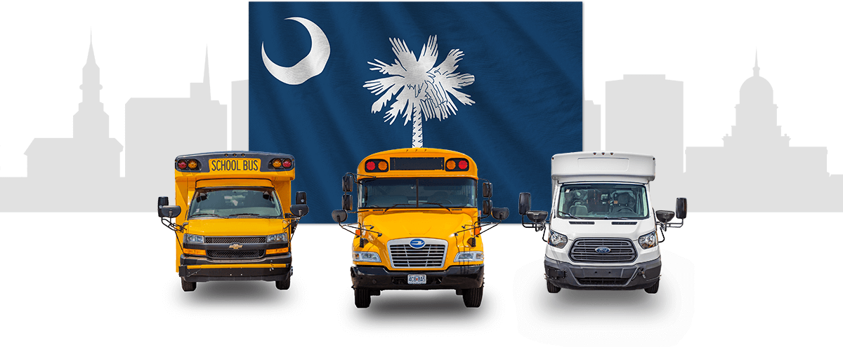 group of used school buses for sale in south carolina