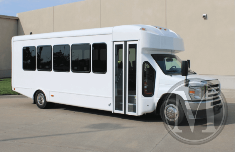 2023 ford e450 glaval universal 24 passenger rear luggage new commercial bus 1.png