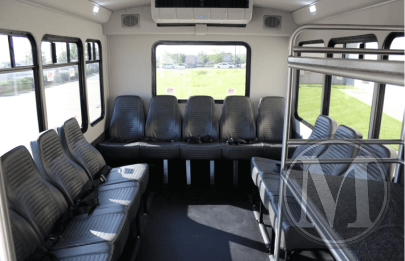 2024 ford e450 glaval universal 13 passenger luggage rack new commercial bus 2.png