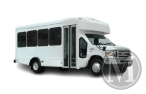 2024 ford e450 glaval universal 14 passenger dedicated rear luggage area new commercial bus 1.png