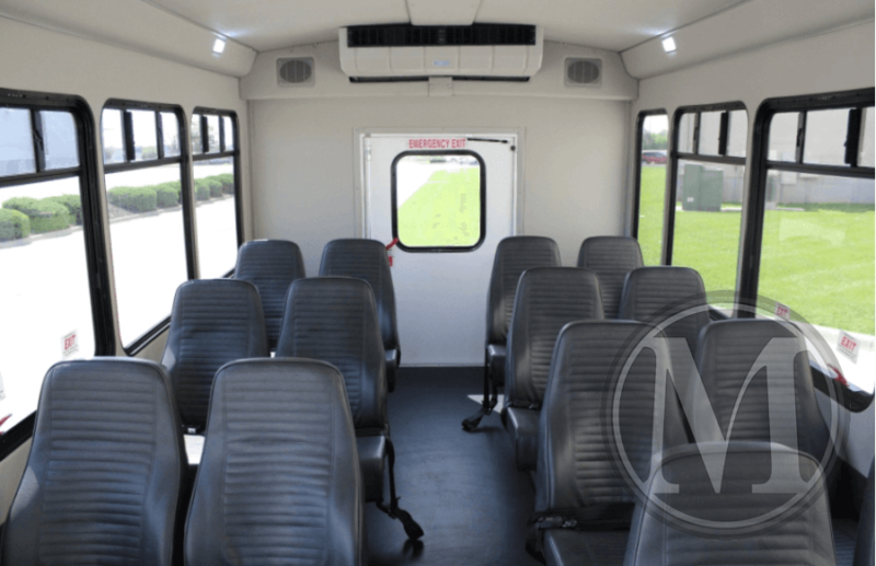 2024 ford e450 glaval universal 14 passenger dedicated rear luggage area new commercial bus 3.png