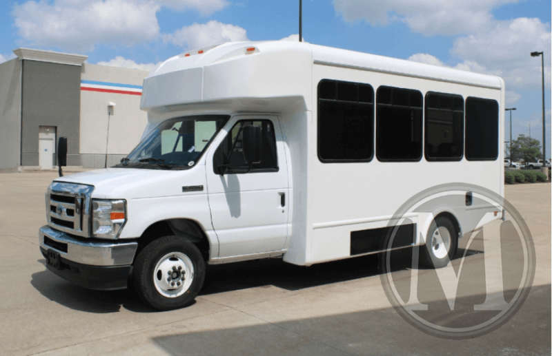 2024 ford e450 glaval universal 14 passenger dedicated rear luggage area new commercial bus 8.png