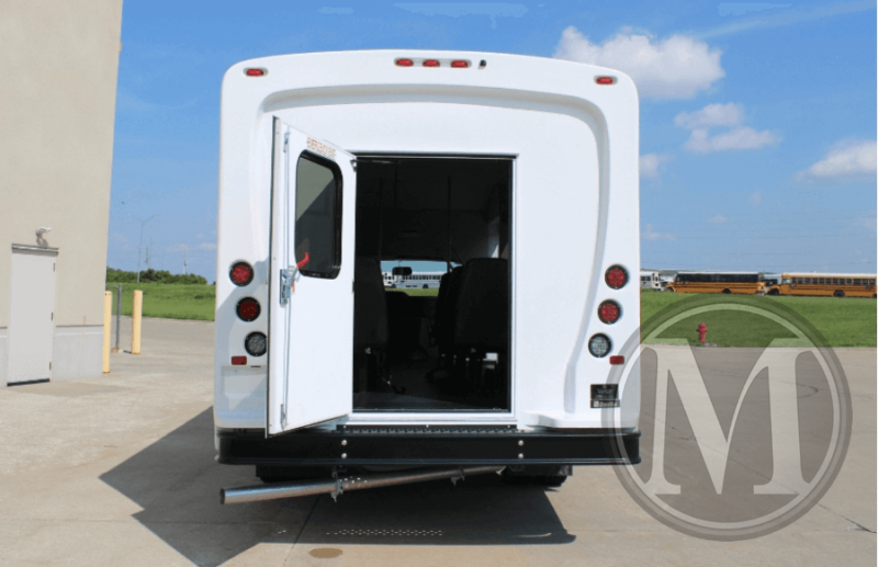 2024 ford e450 glaval universal 14 passenger dedicated rear luggage area new commercial bus 9.png