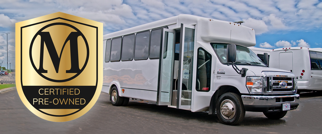 certified pre owned shuttle buses